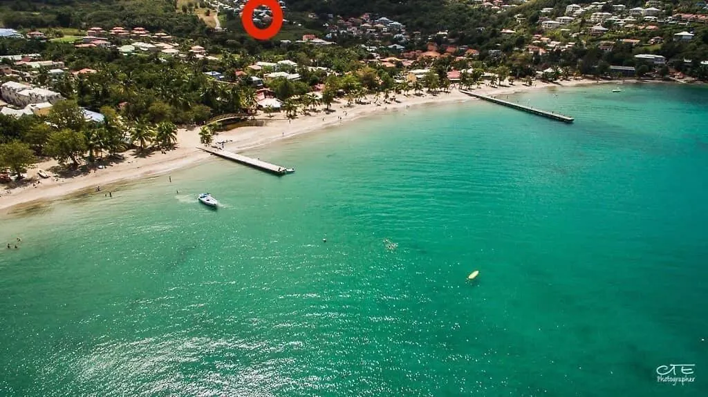 לה טרואז אילט La Kaz A Malou Appartement De Standing Avec Piscine Et Plage A 800M דירה לה טרואז אילט